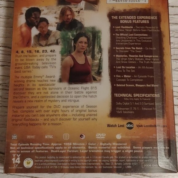 3/$13 LOST complete second season DVD set TV series - Picture 8 of 10